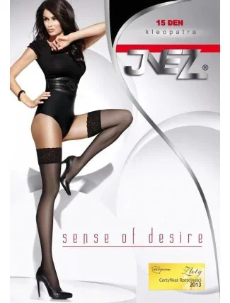 Dámské samodržící punčochy Kleopatra 15 DEN - Inez Dámské samodržící punčochy Kleopatra 15 DEN - Inez