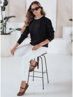 Dámský základní svetr DARMILA černý FashionStreet MY2504