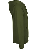 Neutral O 63301 Pánská mikina s kapucí z bio bavlny 77.6331 military