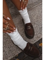 Dámské mokasiny z eko kůže čokoládové Cailen