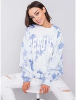 Mikina DS BL 1118.60 bílo-modrá
