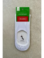 Dámské mikro-kotníkové bambusové ponožky – bílé