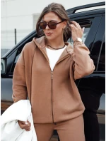 Dámský teplákový komplet AMILIA PREMIUM mocha FashionStreet AY1105