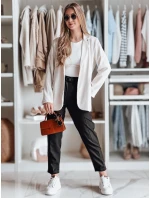 Ležérní dámské plisované kalhoty s páskem PLISSO černé FashionStreet UY2518 Ležérní dámské plisované kalhoty s páskem PLISSO černé FashionStreet UY2518