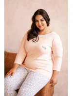 Dámské pyžamo 3256 Ariella peach - TARO Dámské pyžamo 3256 Ariella peach - TARO