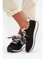 Dámské tenisky s ozdobným šněrováním Černé Henira