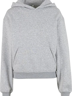 Build your Brand BY 444 Dámská oversize mikina s kapucí "Loose Fit" 56.0444 heather grey
