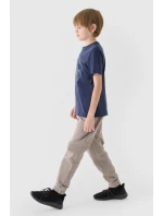 Chlapecké Dresové Kalhoty Joggery Šedé 4FJWAW24TTROM760-26S