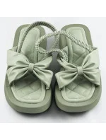 Zelené sandály na platformě (CM-58) Zelené sandály na platformě (CM-58)