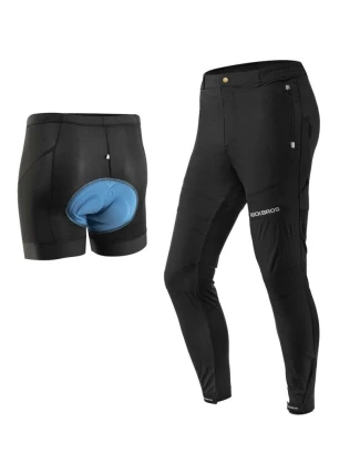Pánské cyklistické kalhoty Rockbros YPK027 black XL
