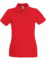Fruit of the Loom Lady-Fit Premium Polo Dámské piqué polo 16.3030 red Fruit of the Loom Lady-Fit Premium Polo Dámské piqué polo 16.3030 red