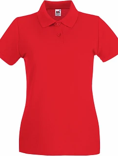 Fruit of the Loom Lady-Fit Premium Polo Dámské piqué polo 16.3030 red