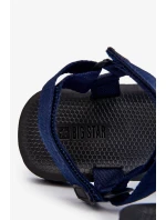 Pánské sandály na suchý zip Big Star DD174718 Námořnická modrá