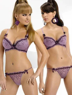 Dámská podprsenka V-1160 fialová -  Axami