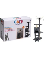 VĚŽOVÝ STROM SE ŠKRABADLEM PRO KOČKY 45X30X110CM VĚŽOVÝ STROM SE ŠKRABADLEM PRO KOČKY 45X30X110CM