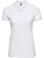 Russell Athletic 566F Dámské elastické piqué polo 10.566F white