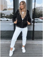 Dámská bunda s kapucí SELENE černá FashionStreet TY3751 Dámská bunda s kapucí SELENE černá FashionStreet TY3751