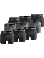 Pánské boxerky Puma 9-Pack černá šedá pohodlná bavlna Pánské boxerky Puma 9-Pack černá šedá pohodlná bavlna