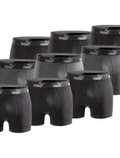 Pánské boxerky Puma 9-Pack černá šedá pohodlná bavlna