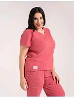 Pyžamo Moraj PDD4300-024 červené/r S–3XL