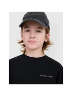 Chlapecká mikina s kapucí, bez pruhů 4F 4FJWSS25TSWSM1713-20S