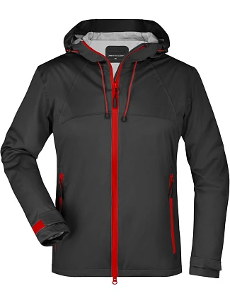 Daiber JN 1097 Dámská 3-vrstvá softshellová bunda 02.1097 black/red Daiber JN 1097 Dámská 3-vrstvá softshellová bunda 02.1097 black/red