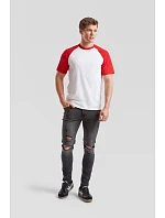 Fruit of the Loom Baseball T Raglánové tričko 16.1026 white/deep navy