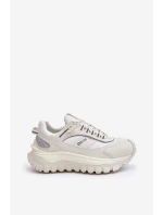 Dámské Kožené Tenisky Na Platformě Big Star OO274A221 HI-POLY SYSTEM Bílé Dámské Kožené Tenisky Na Platformě Big Star OO274A221 HI-POLY SYSTEM Bílé