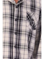 Pyžamo L&L 2471 Ben long/r M-XL pánské rozepínací Pyžamo L&L 2471 Ben long/r M-XL pánské rozepínací