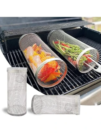 GRILOVACÍ KOŠ na zeleninu 9x9x20 cm pro 2 osoby