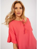 Šaty D73761M30306B korálová