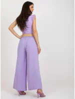 Kalhoty DHJ SP 8387.57 světle fialová Kalhoty DHJ SP 8387.57 světle fialová