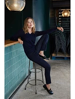 NEOBLU Sullivan Women Dámský svetr s výstřihem do V 24.3988 deep black