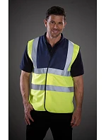 Yoko HVW 100 Hi-Vis bezpečnostní vesta 79.W100 pink Yoko HVW 100 Hi-Vis bezpečnostní vesta 79.W100 pink