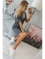 Komplet top+legginsy grafitowy Komplet top+legginsy grafitowy