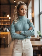 Dámský svetr ARIEL zelený FashionStreet MY1699