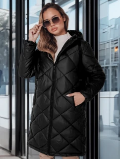 Dámská zimní bunda SNOWVIBE černá prošívaná FashionStreet TY4988