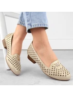 Ažurové polobotky M.Daszynski W SAN35 zlatá