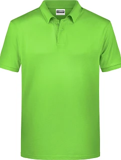 Daiber 8010 Pánské piqué polo z bio bavlny 02.8010 lime green