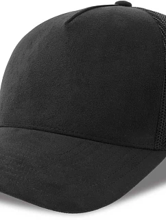 Atlantis Headwear Rapper Suede-S 5 panelová Trucker kšiltovka 33.0261 black