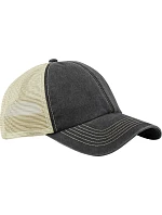 Beechfield B 672 6 panelová kšiltovka Vintage Trucker 53.0672 vintage black/stone Beechfield B 672 6 panelová kšiltovka Vintage Trucker 53.0672 vintage black/stone