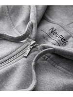 Neutral O 63301 Pánská mikina s kapucí z bio bavlny 77.6331 dark heather
