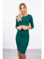 Souprava halenky a sukně zelená Souprava halenky a sukně zelená