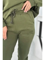 Izolovaná bavlněná souprava, mikina + kalhotami Brooklyn khaki Izolovaná bavlněná souprava, mikina + kalhotami Brooklyn khaki