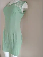 Dámské šaty 22080 zelené - FPrice Dámské šaty 22080 zelené - FPrice