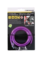 Spirálový zámek na kolo Dunlop, šifra 0,6x120 cm 1042688