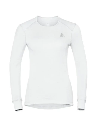 Odlo BL TOP crew neck l/s ACTIVE WARM ECO dámské tričko, velikost S White