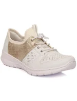 Pohodlná polobotka Rieker W L3254-80 bílá