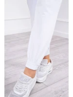 Souprava mikiny s kapucí bílá Souprava mikiny s kapucí bílá