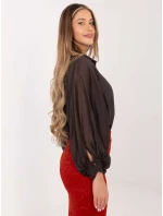 Košile IT KS 28979.63 tmavě hnědá